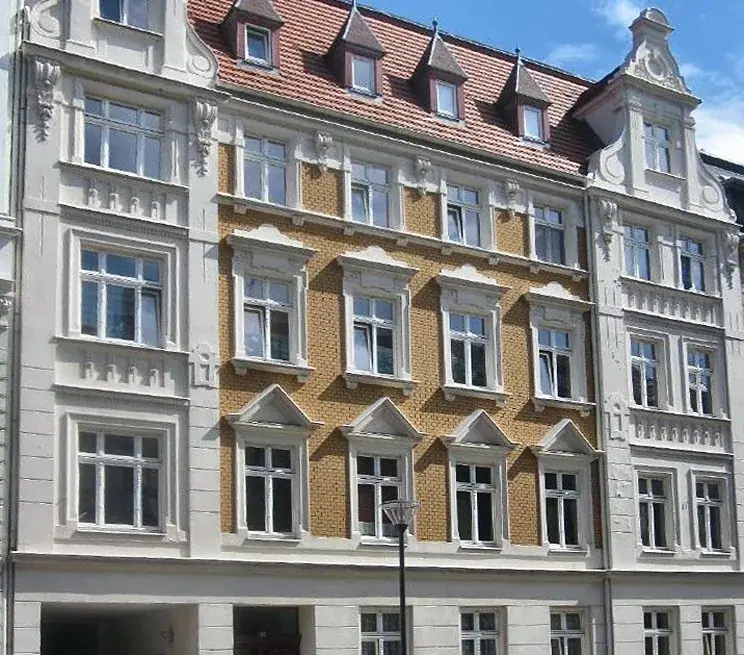 Gründerzeitfassade in der Görlitzer Blumenstraße