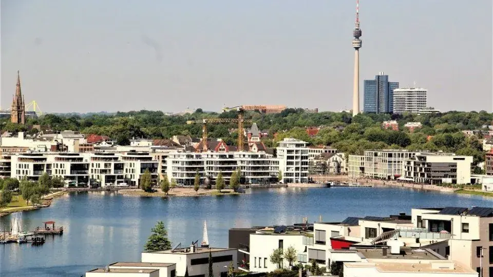 Wohnquartier am Seeufer